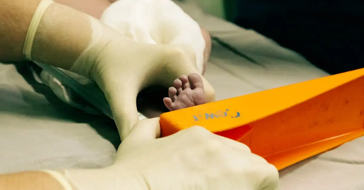 Schoenmaat baby meten